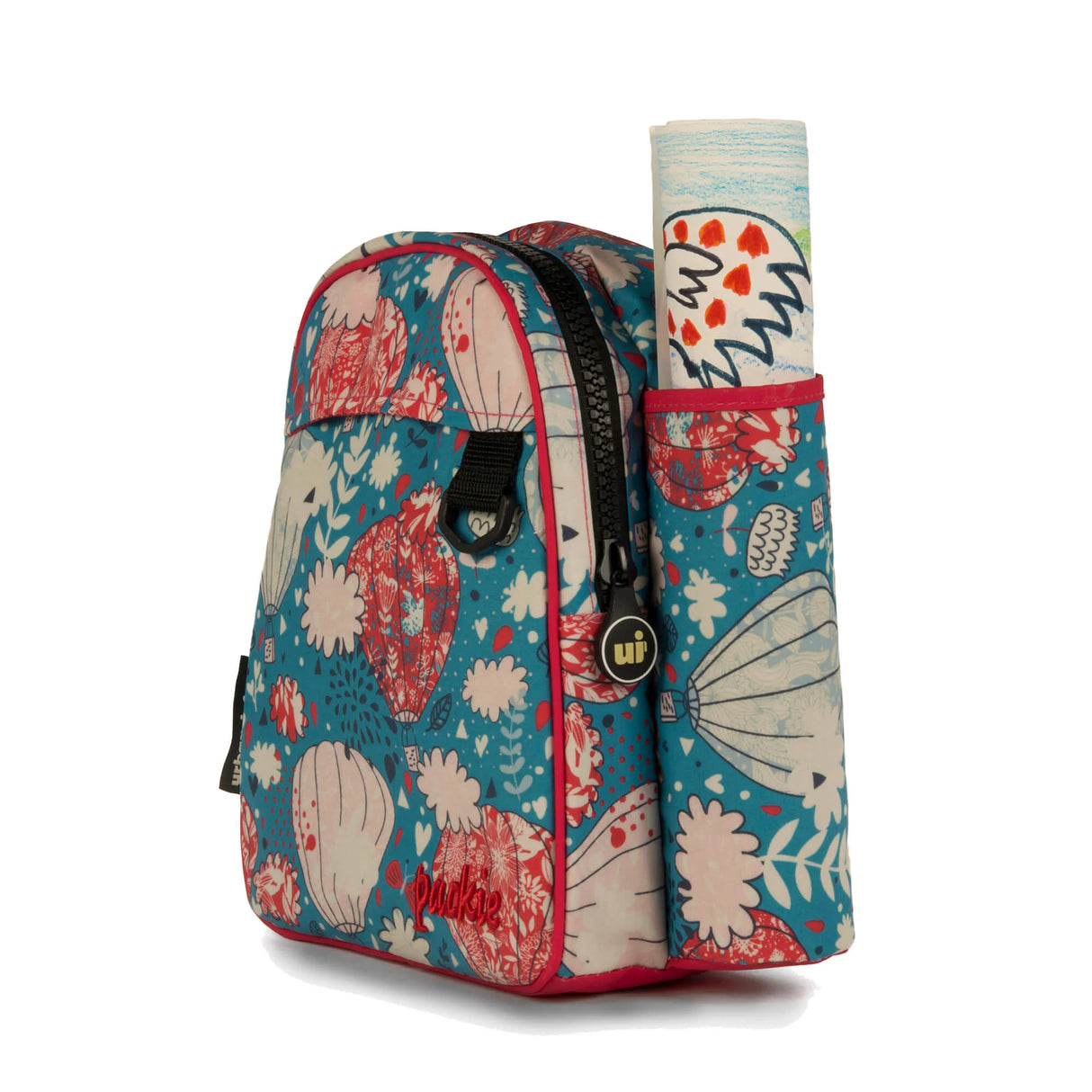 Backpack Toddler Packie | Balloons with waterproof laminated fabric and patented art tube for kids’ preschool masterpieces.