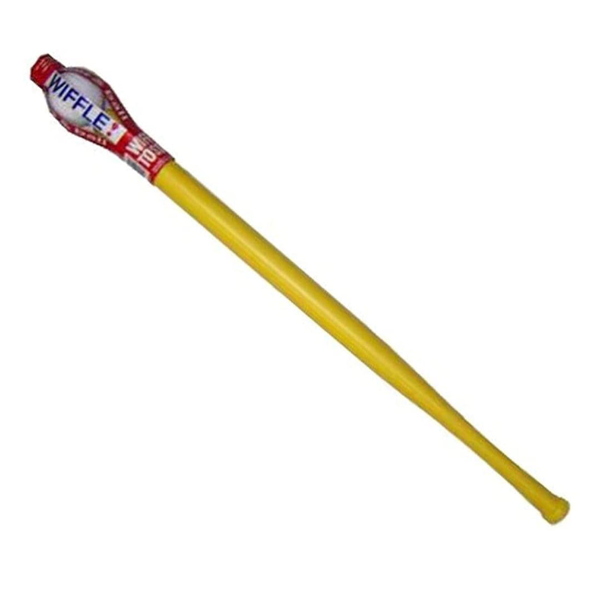 Yellow 32 inch Wiffle Bat for kids, lightweight and safe for ages 3 and up, part of the Wiffle Bat & Ball set.