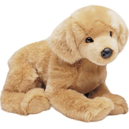 Golden Retriever Honey plush toy with soft golden fur and detailed face, perfect for cuddling and playtime.