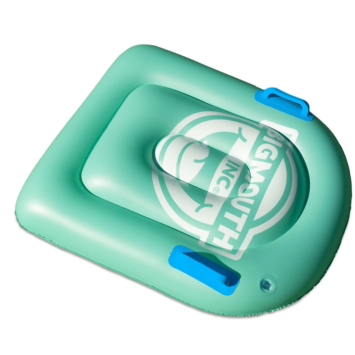 Splash Slide | Llama bodyboard in teal with blue handles, designed for water slide fun and racing.