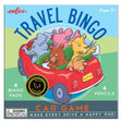 Travel Bingo car game with 4 bingo pads and pencils featuring fun road trip sights for ages 5 and up.