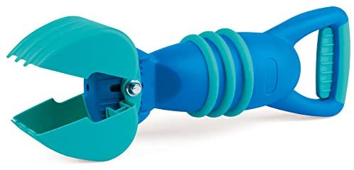 Grabber Blue squeeze-powered sand and dirt scooping toy for kids to build and dig at the beach or garden.