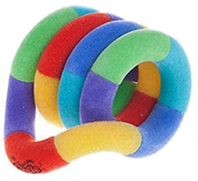 Tangle Jr Fuzzy, a colorful and tactile twist on the classic Tangle Jr, perfect for creative play and connecting multiple tangles.