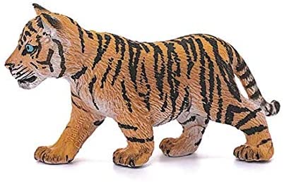 Tiger Cub figurine showing detailed stripes and realistic pose, perfect for children aged 3 to 8 years.