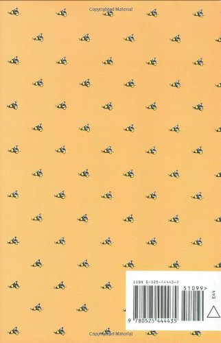 Back cover of Winnie the Pooh Original Edition book featuring repeated small illustrations on a yellow background.