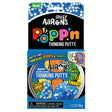 Crazy Aaron's Popp'n Crackle'N Kraken Thinking Putty in blue with tentacle beads that crackle, pop, and snap for sensory play.