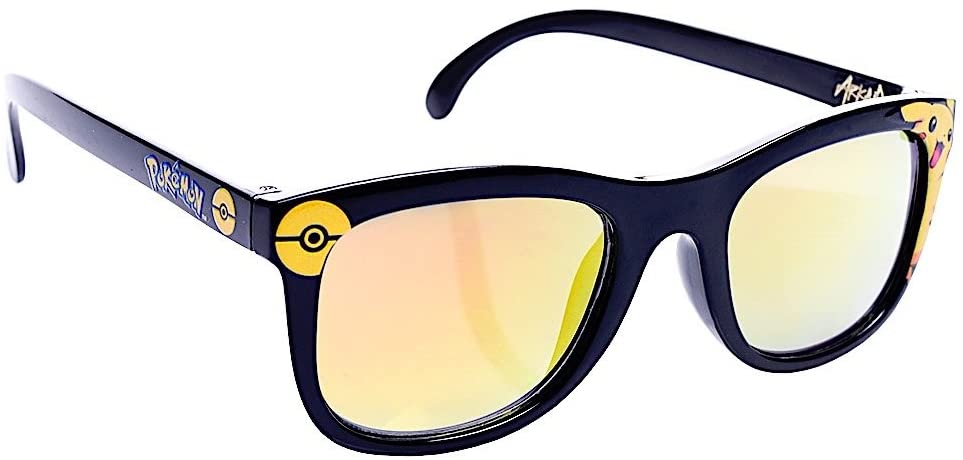 Arkaid Pokemon Pikachu Sunglasses for kids with UV400 protection, impact-resistant lenses, and fun Pokemon design.