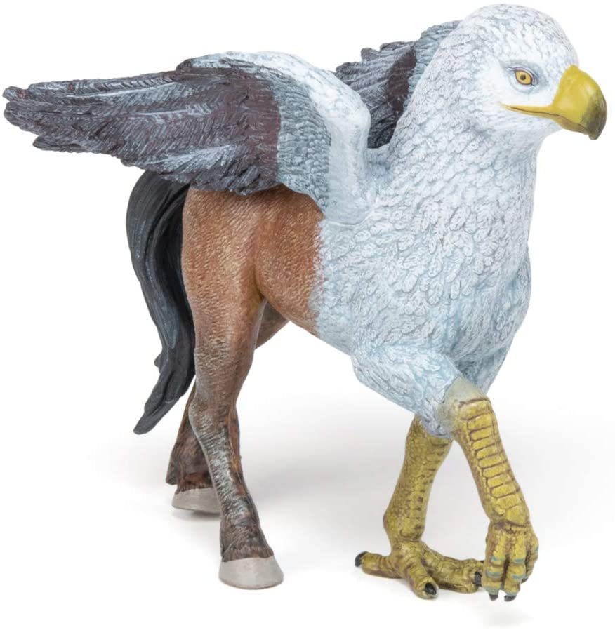 Hippogriff figure with eagle head, wings, and horse body, perfect for fantasy battle play and imaginative adventures.