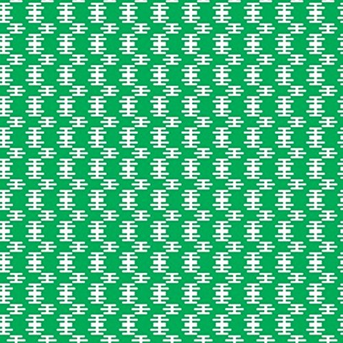 Origami Paper Traditional Prints with green and white Japanese-inspired patterns for creative folding projects.