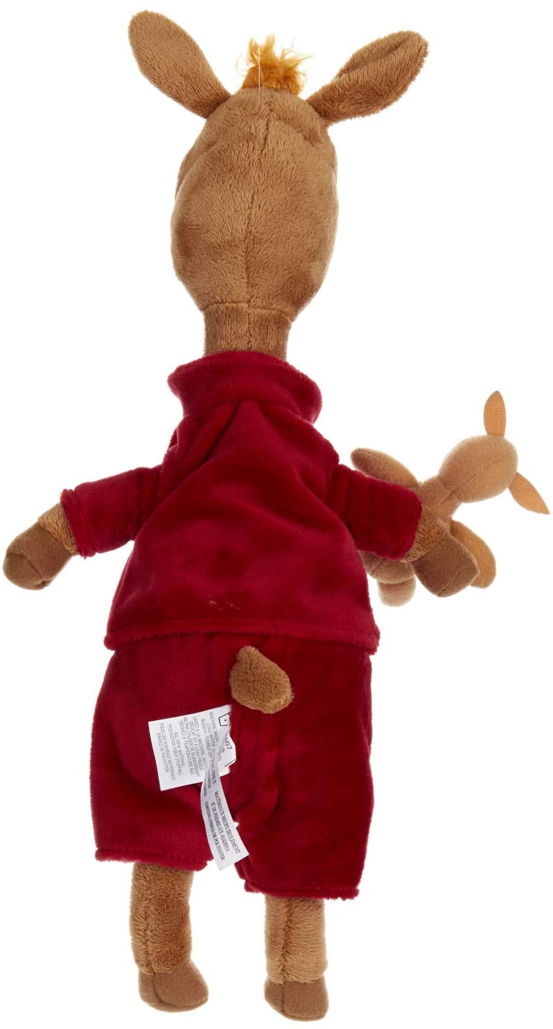 Llama Llama plush wearing red pajamas holding smaller llama plush, soft and perfect for cuddling and bedtime.