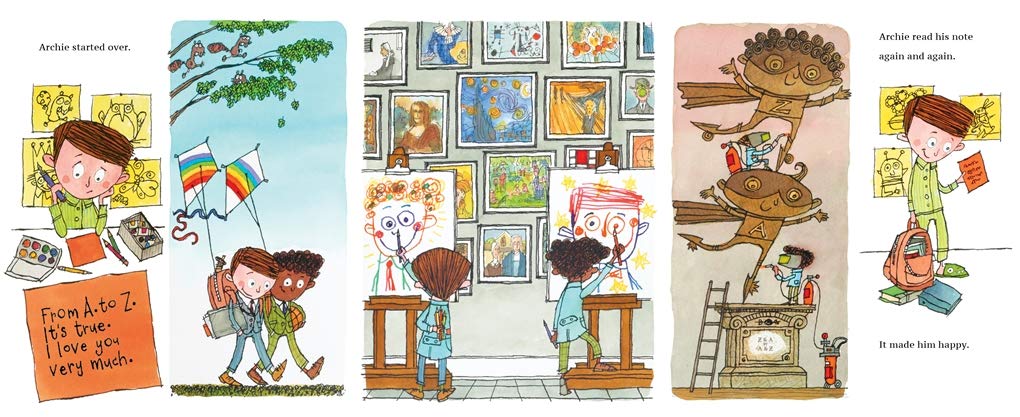 From Archie to Zack shows two boys sharing everyday moments and secret letters in a heartwarming children’s book.