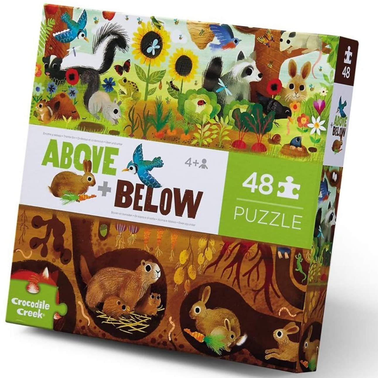 48pc Above & Below Backyard Floor Puzzle – Treehouse Toys