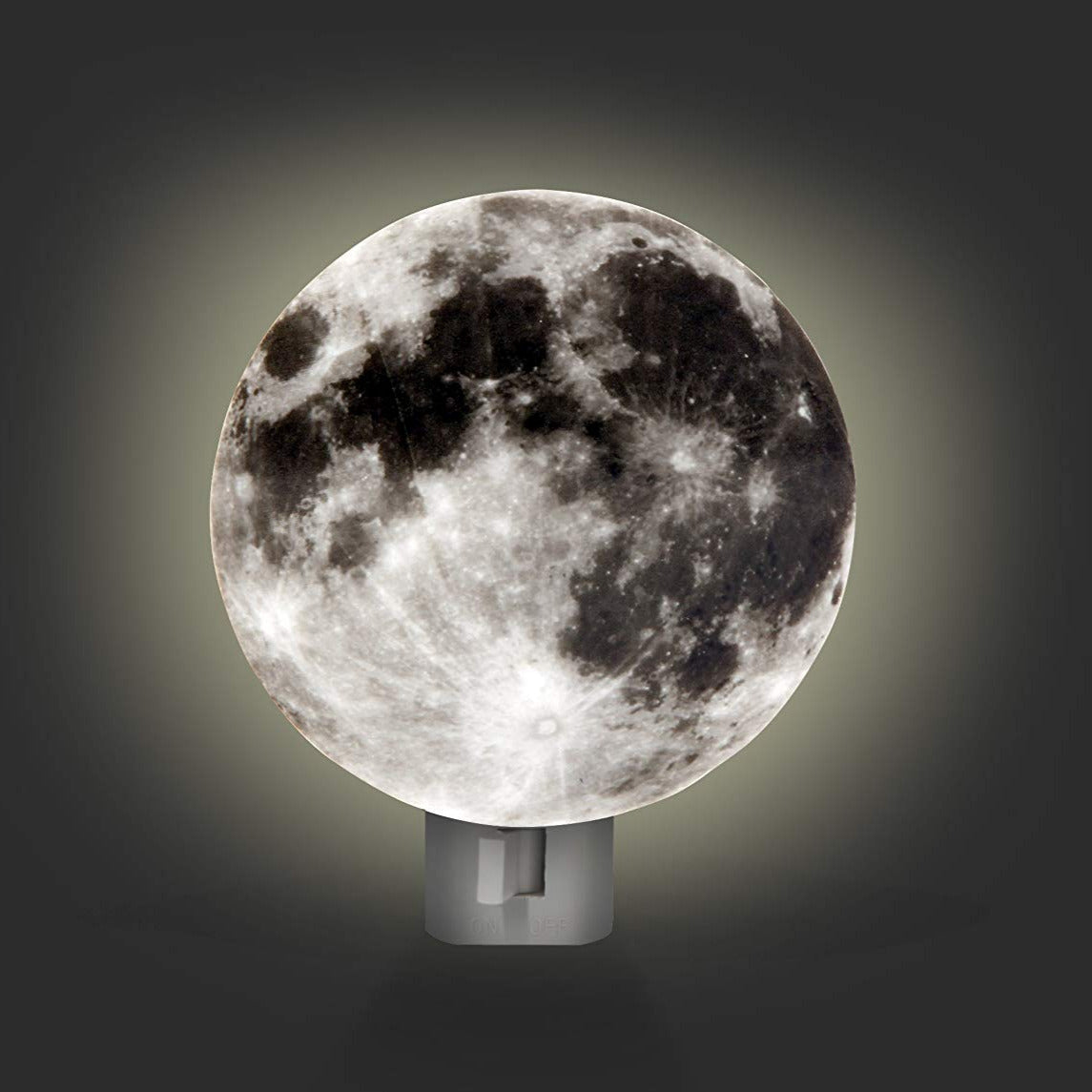 Moon Nightlight realistic 3D printed moon photo nightlight with manual switch and soft glow for bedrooms or hallways