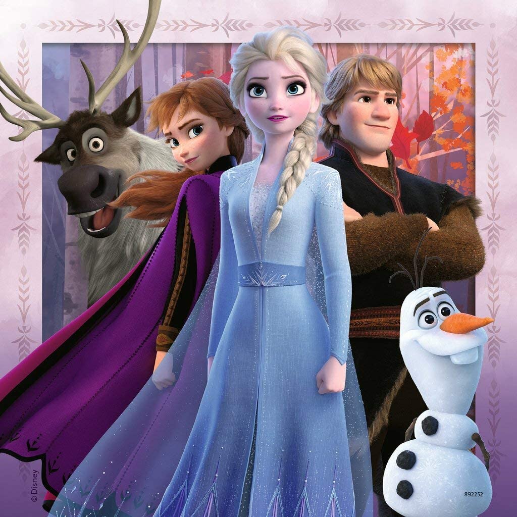49pc Frozen Journey Puzzles featuring characters from Frozen for preschoolers to develop skills and have fun.