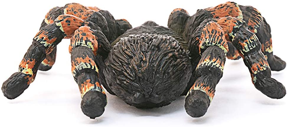 Tarantula toy figurine with detailed black and orange design for imaginative play and education by Schleich.