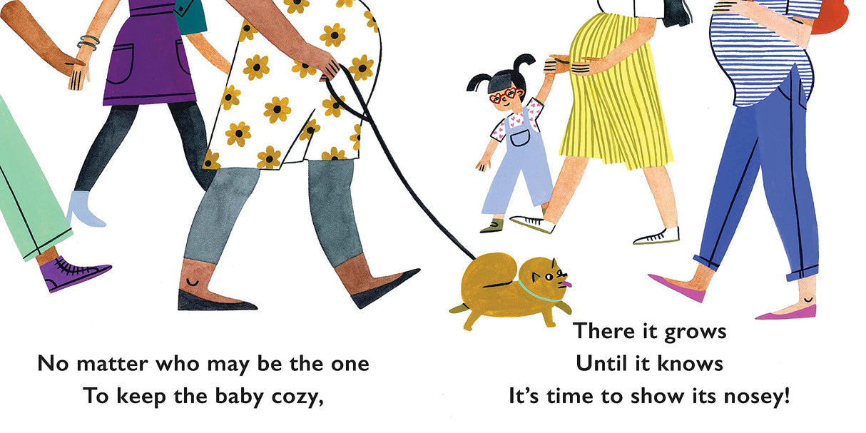 Families Grow product showing diverse adults and children walking together, celebrating family growth and love.