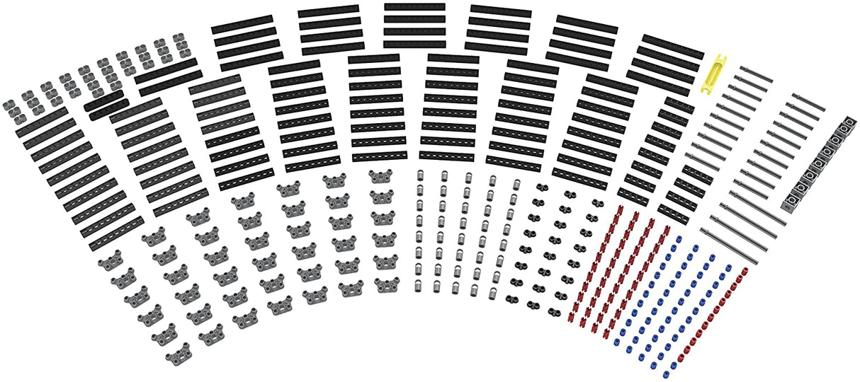 Structural Engineering kit showing modular building pieces organized for hands-on structural model experiments.