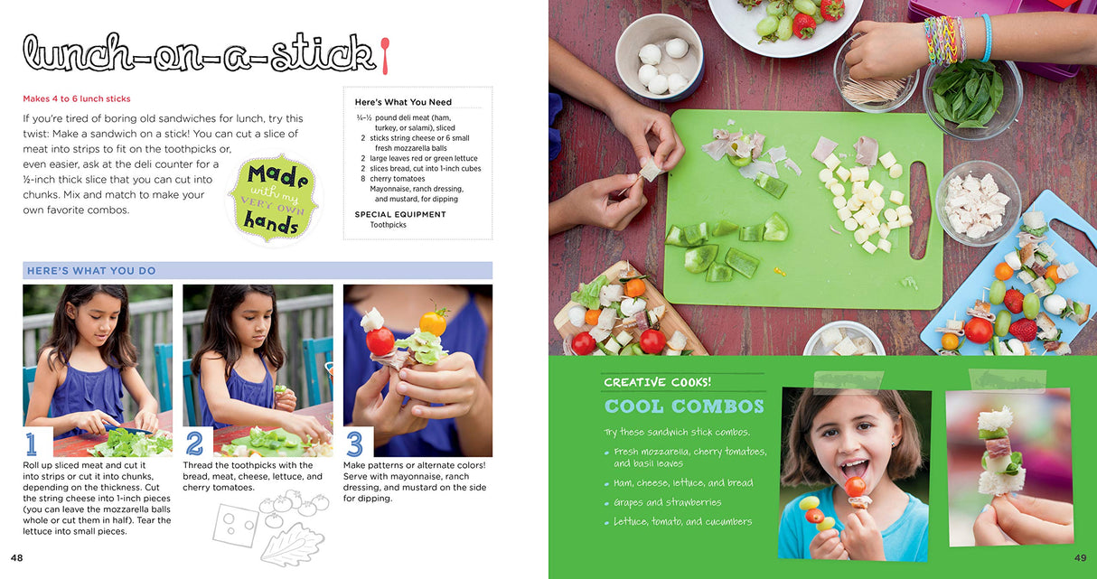 Cooking Class shows kids preparing colorful, healthy snacks with fresh ingredients in a fun, hands-on cooking activity.
