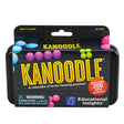 Kanoodle puzzle game packaging showing colorful beads and brain-teasing puzzles for ages 7 to adult with carrying case.