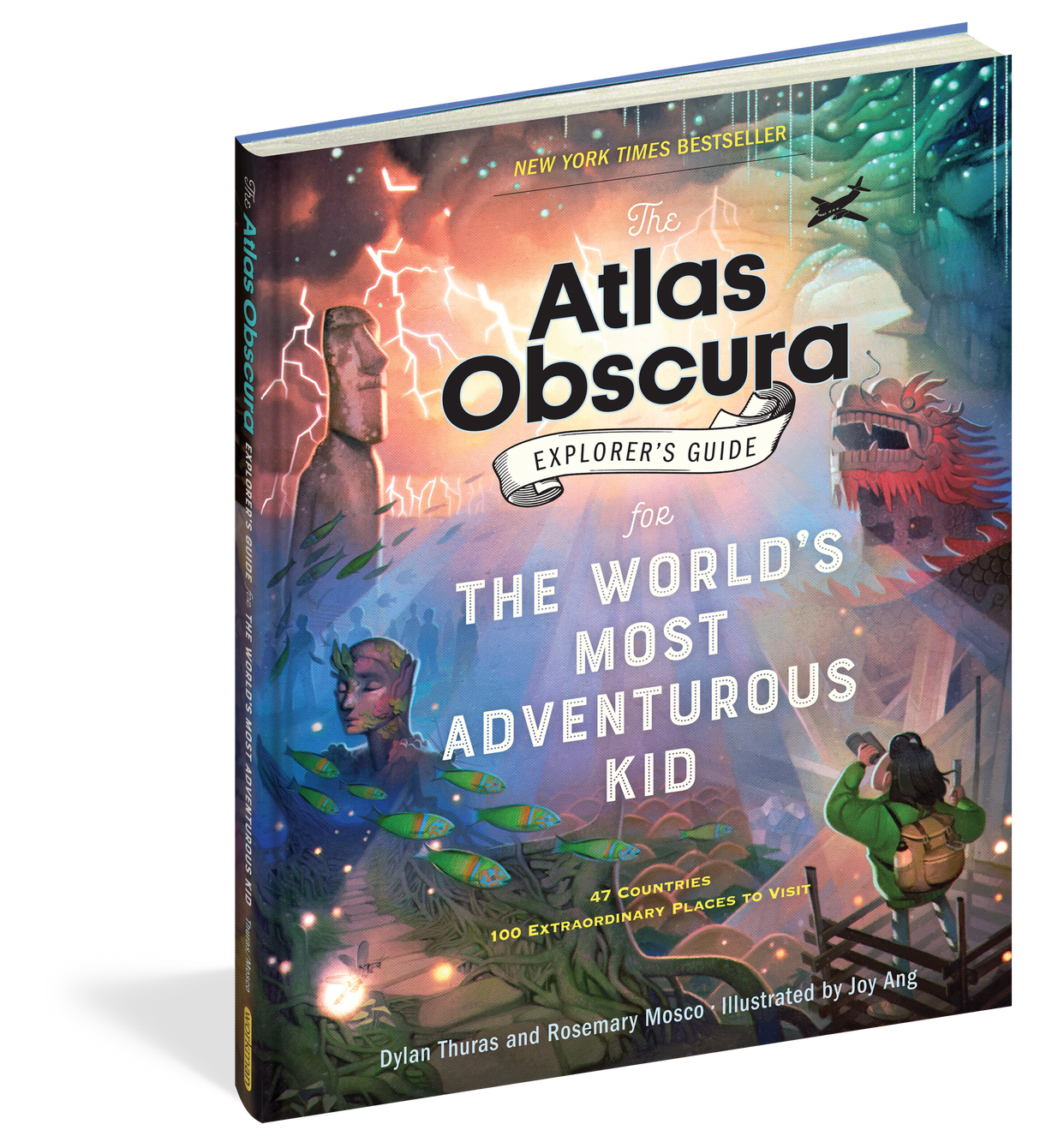 Atlas Obscura Explorer's Guide for the World's Most Adventurous Kid book with colorful adventurous cover art.