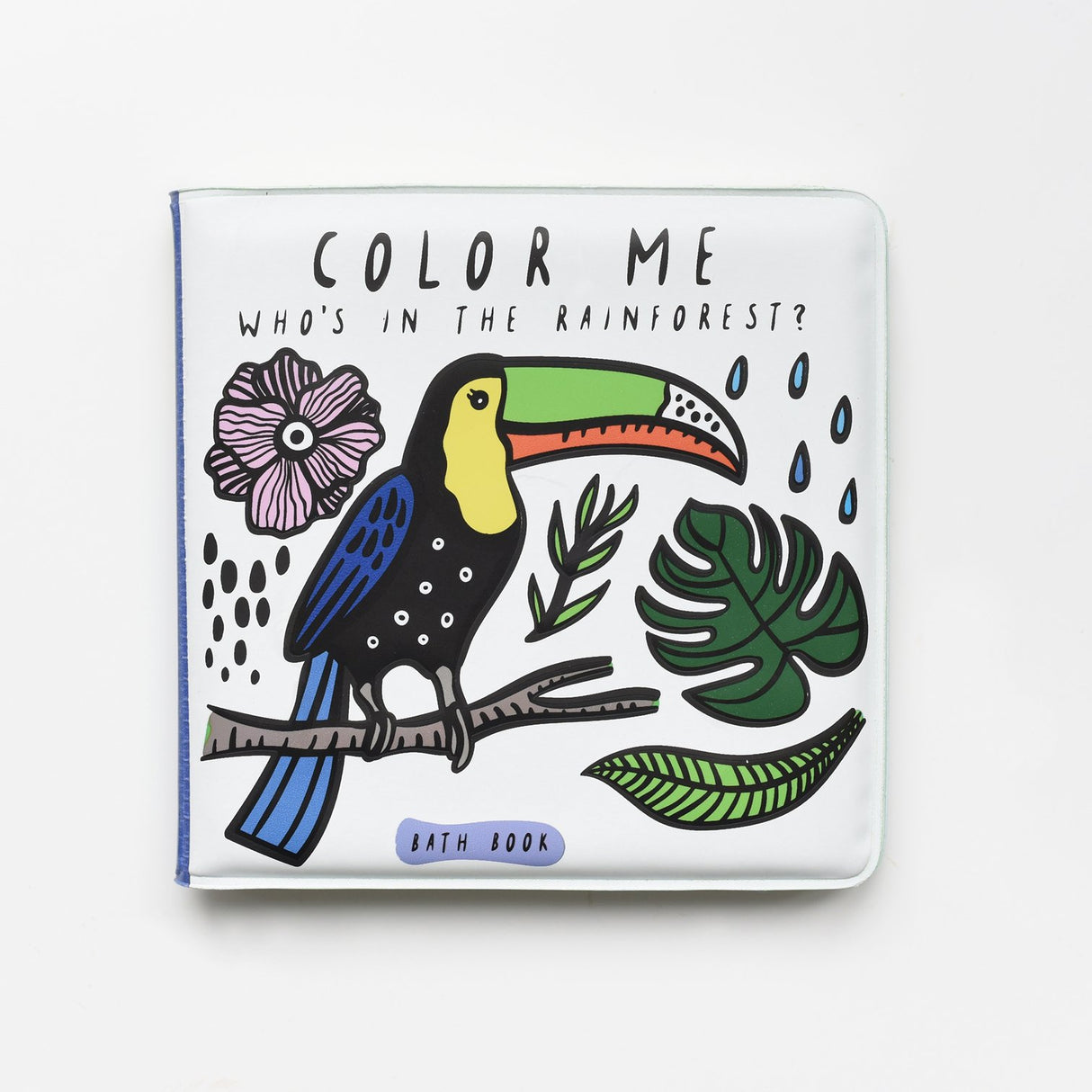 Bath Book | Color Me Who's in the Rainforest?
