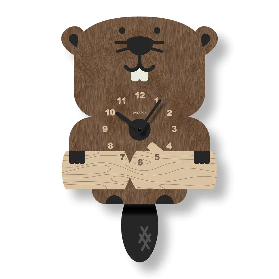 Acrylic Pendulum Clock | Beaver