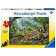 60pc Rainforest Animals Puzzle featuring vibrant rainforest creatures with extra-large pieces for kids aged 4 and up.