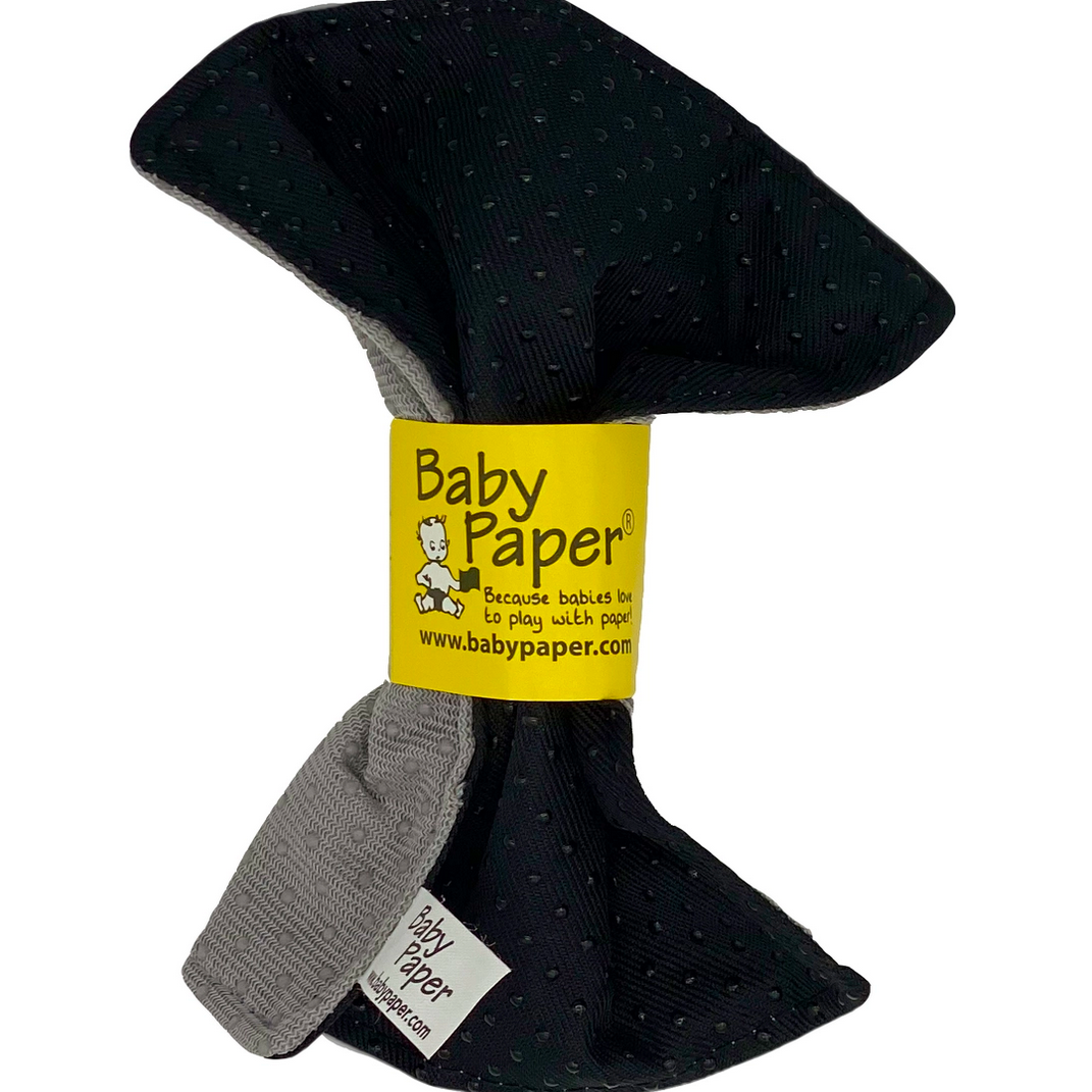 Baby Paper | Textured Black & Grey