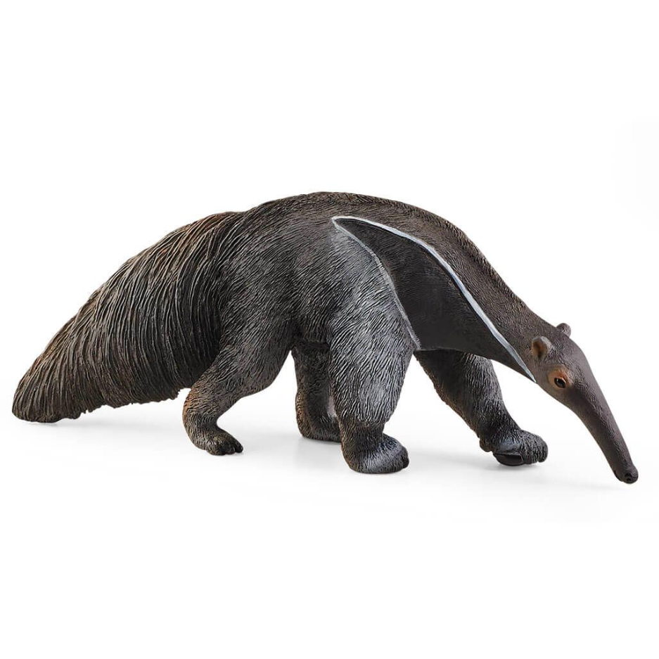 Schleich Anteater figurine with long snout and bushy tail, detailed wildlife model for children aged 3-8.
