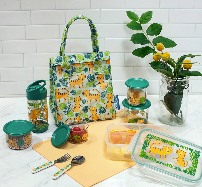 Good Lunch Snack Containers | Tigers with clear, leak-proof lids and colorful tiger designs for fresh, organized food storage.