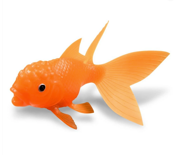 Koi Toy Light Up Goldfish in bright orange, realistic floating fish toy perfect for water play and decoration.