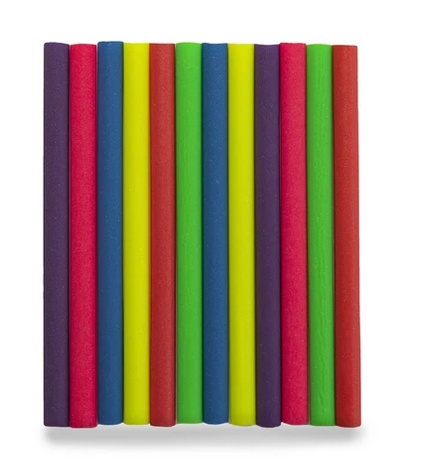 Bike Spoke Rainbow Reflectors set of 12 colorful snap fit reflectors for bike spokes to enhance visibility and style.