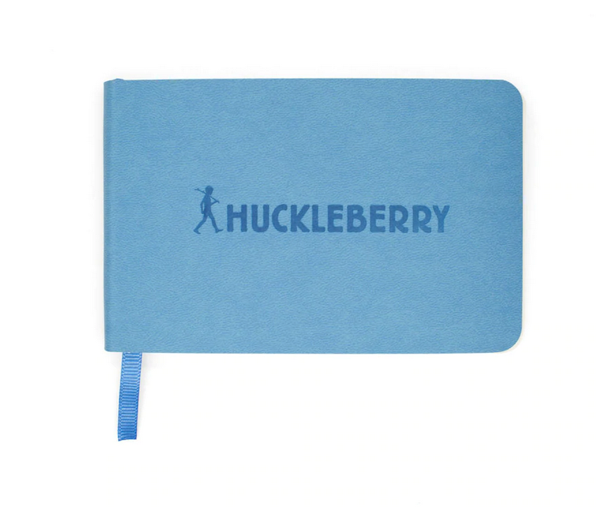 Waterproof Sketchbook in blue with 80 waterproof sheets, perfect for sketching outdoors in any weather.