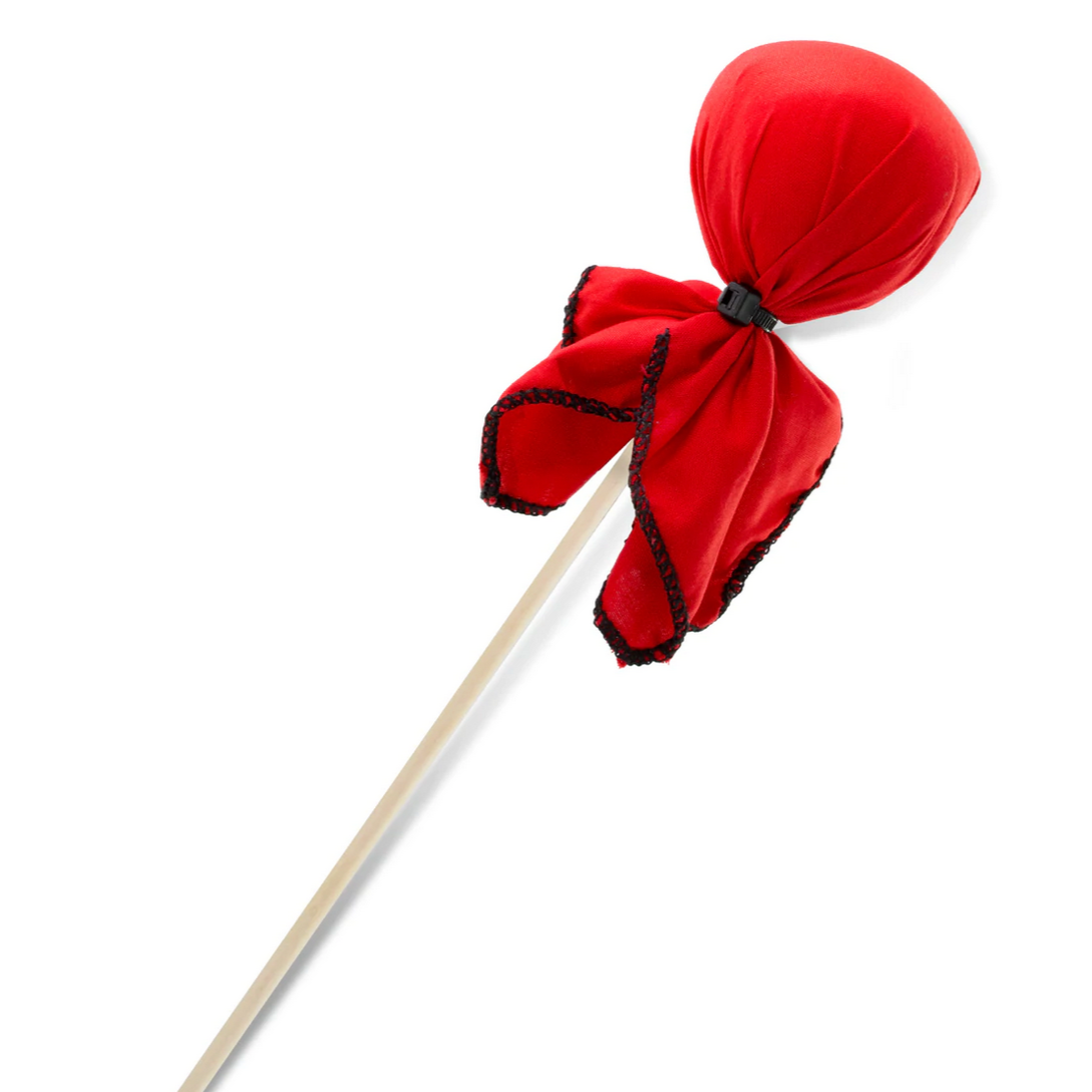 Two Bros Arrow | Red with soft foam tip and cotton fabric, designed for safe and creative play with Two Bros Bow.