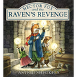 Cover of Hector Fox and the Raven's Revenge showing Hector Fox with friends in a stone tower holding candles.