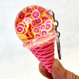 Fruit Icecream Keychain