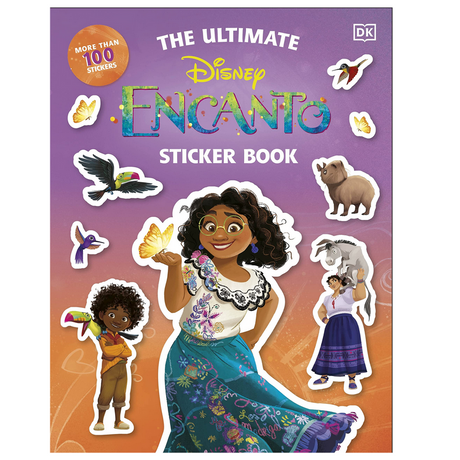 The Ultimate Sticker Book | Encanto featuring Disney characters and over 100 stickers for children.