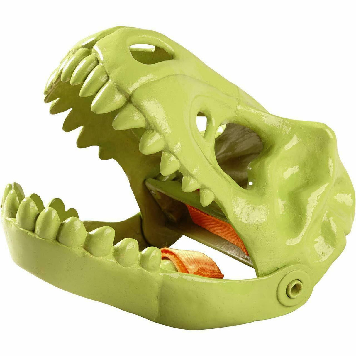Dinosaur Sand Glove in green shaped like a dinosaur head shovel for digging sand and outdoor play fun.