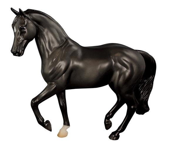 Black Beauty w/Book features a detailed 1:12 scale model of Black Beauty horse with smooth black finish.