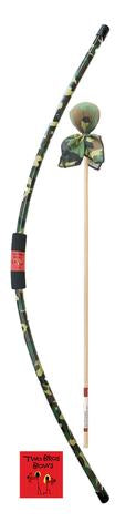 Two Bros Bow Set | Camo featuring a camo-patterned bow and soft tip foam arrow for safe, imaginative play.