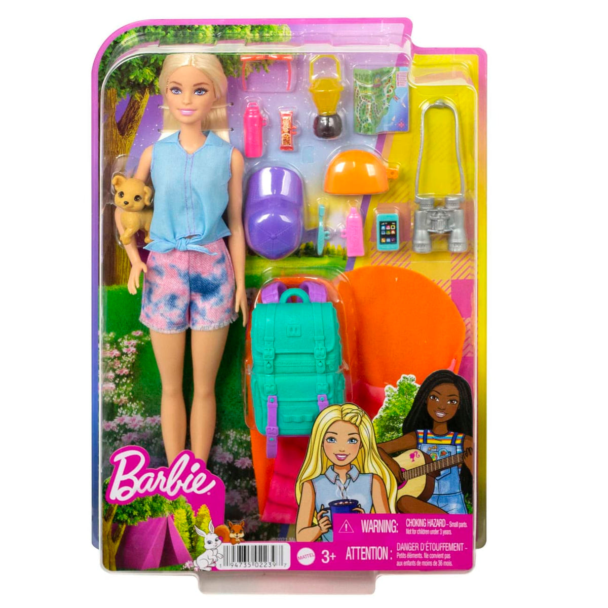 Set Papusile Barbie Camping Brooklyn & Malibu (hgc18)