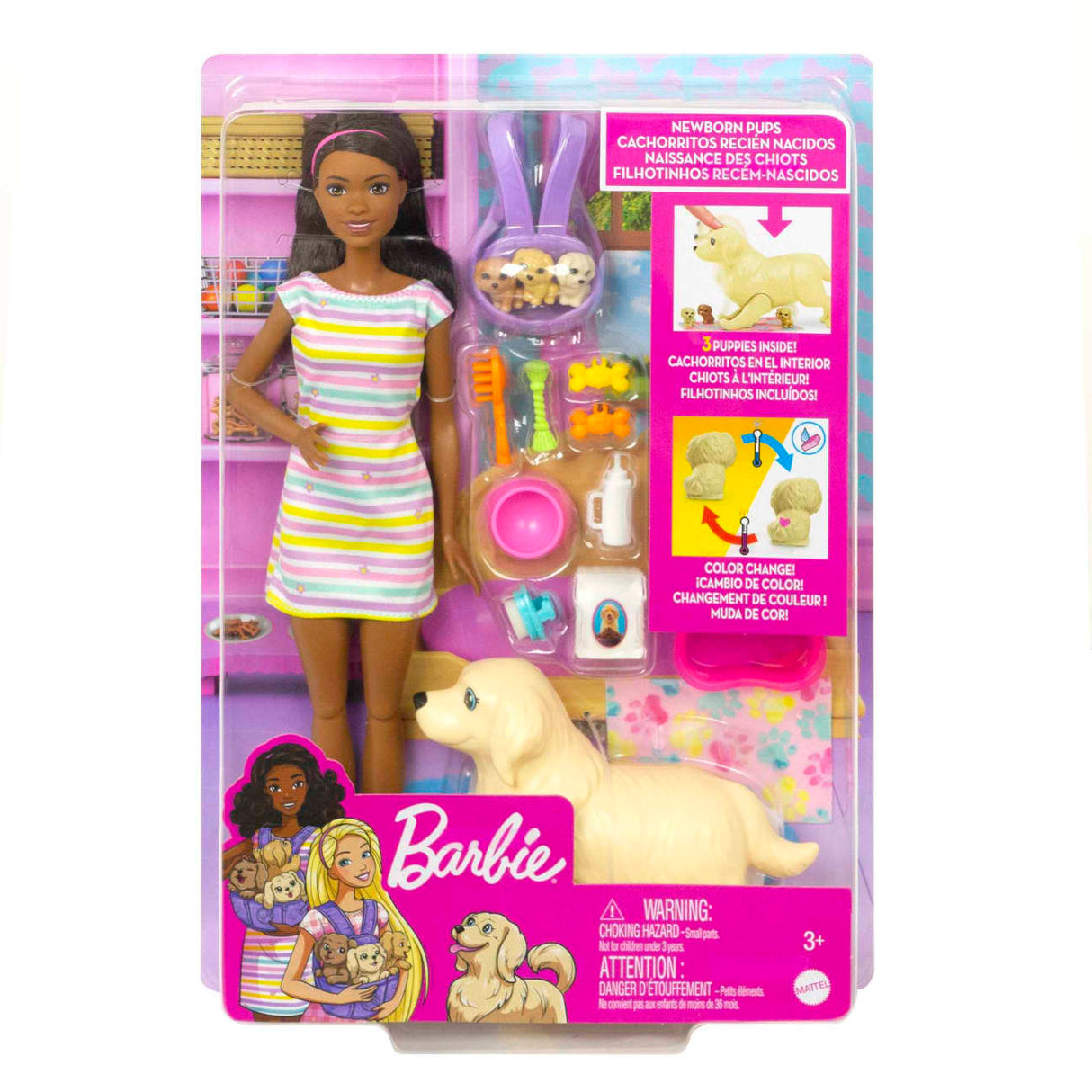Barbie African American & Pets