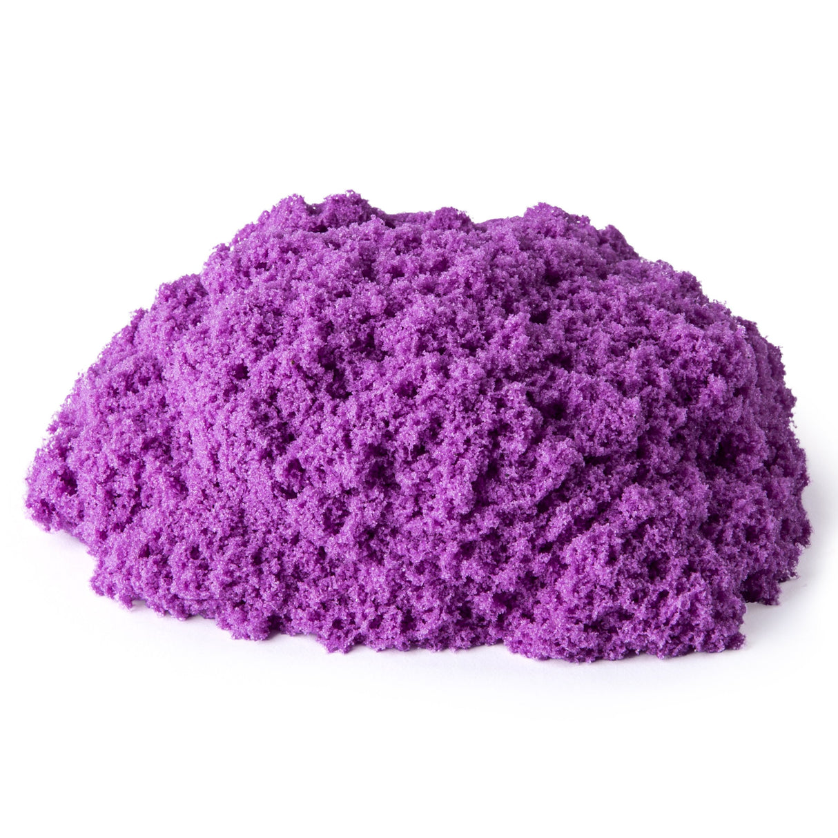 Kinetic Sand purple moldable play sand that sticks to itself, perfect for creative, squeezable indoor fun for kids.