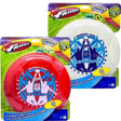 Frisbee Ultimate 175g in red and white with advanced aerodynamics and bonus carry clip for ultimate frisbee play.