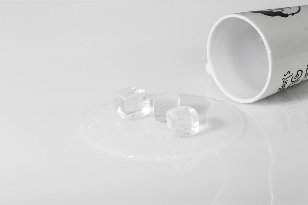 Liquid Glass Crystal Clear Thinking Putty shown as a transparent, glossy, crystal-clear substance on a white surface.