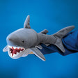 Shark Puppet soft velour hand puppet with vinyl teeth, 22 inches long, perfect for kids ages 3 and up.