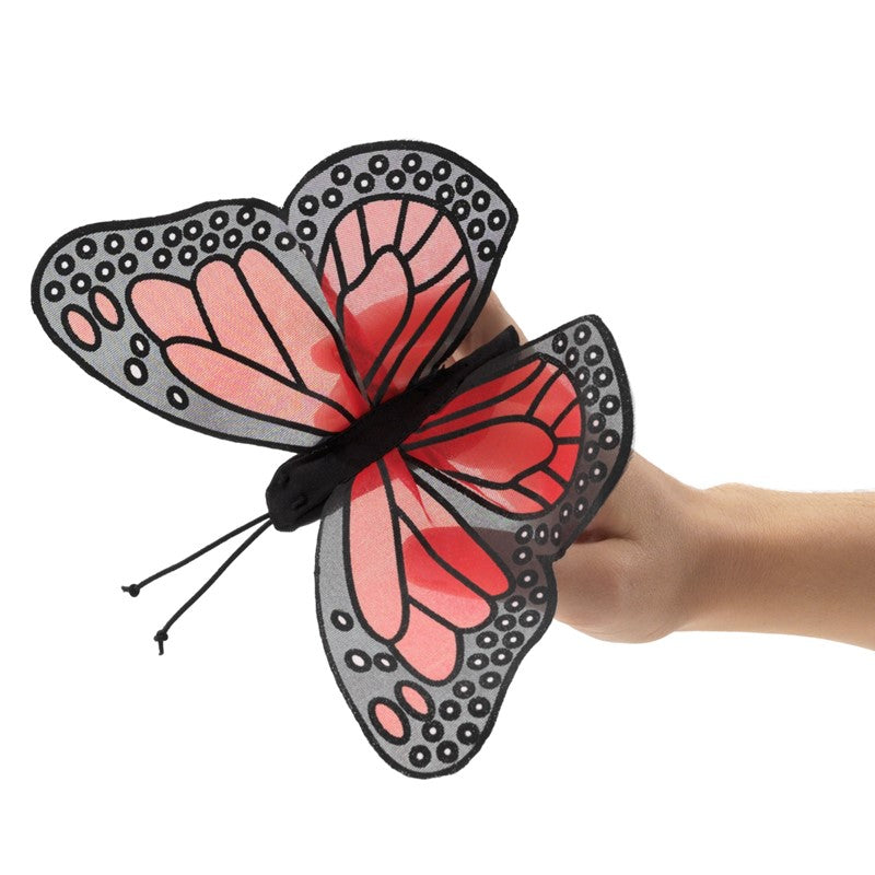 Monarch Butterfly Finger Puppet
