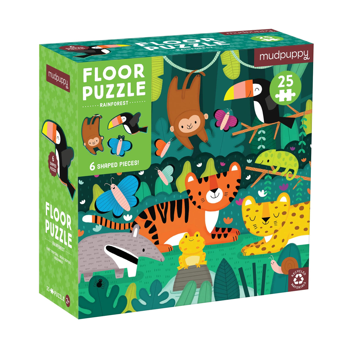 25pc Rainforest Floor Puzzle – Treehouse Toys