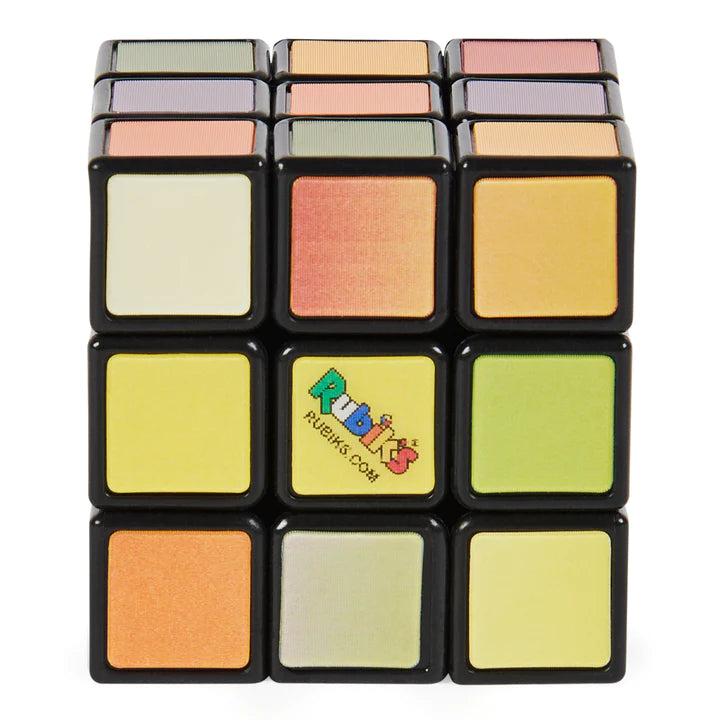 Rubiks 3x3 Impossible puzzle cube with iridescent color-changing tiles for a challenging twist on the classic Rubik's Cube.