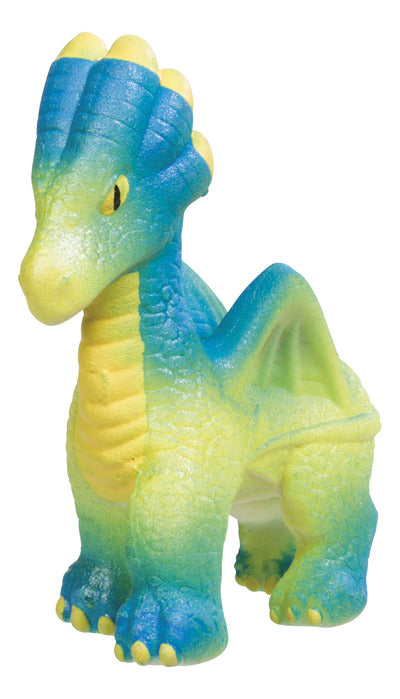 Hatchin Grow Dragon Ginormous toy in blue and yellow, a magical dragon figure that hatches and grows to 10 inches tall.